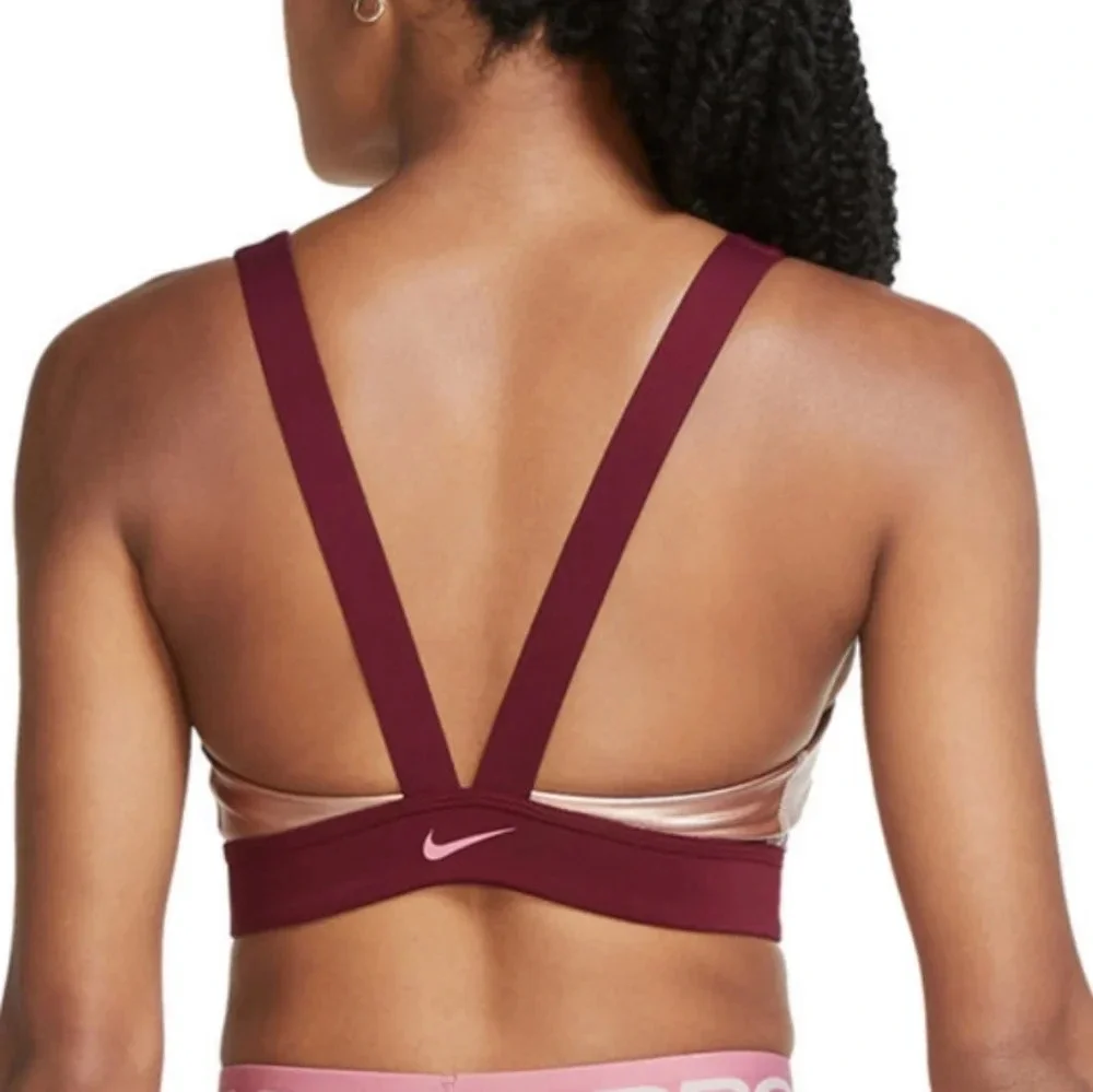 NWT Nike Indy Metallic Low Impact Sports Bra M